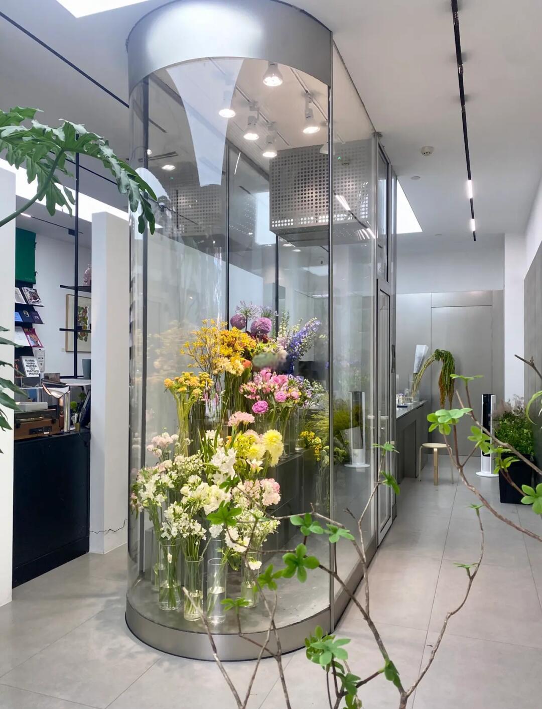 杭州花店玻璃冷库花房陈列秘籍